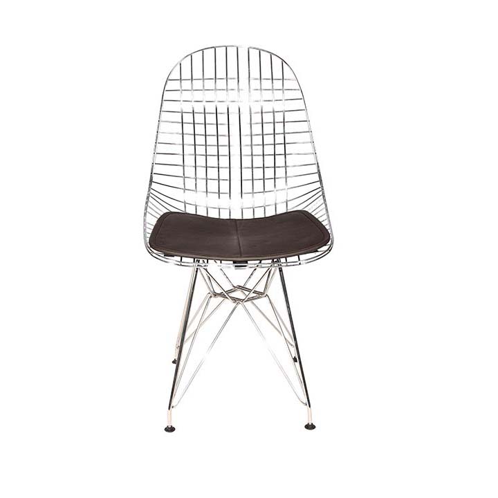 Réplique de chaise en fil Eiffel